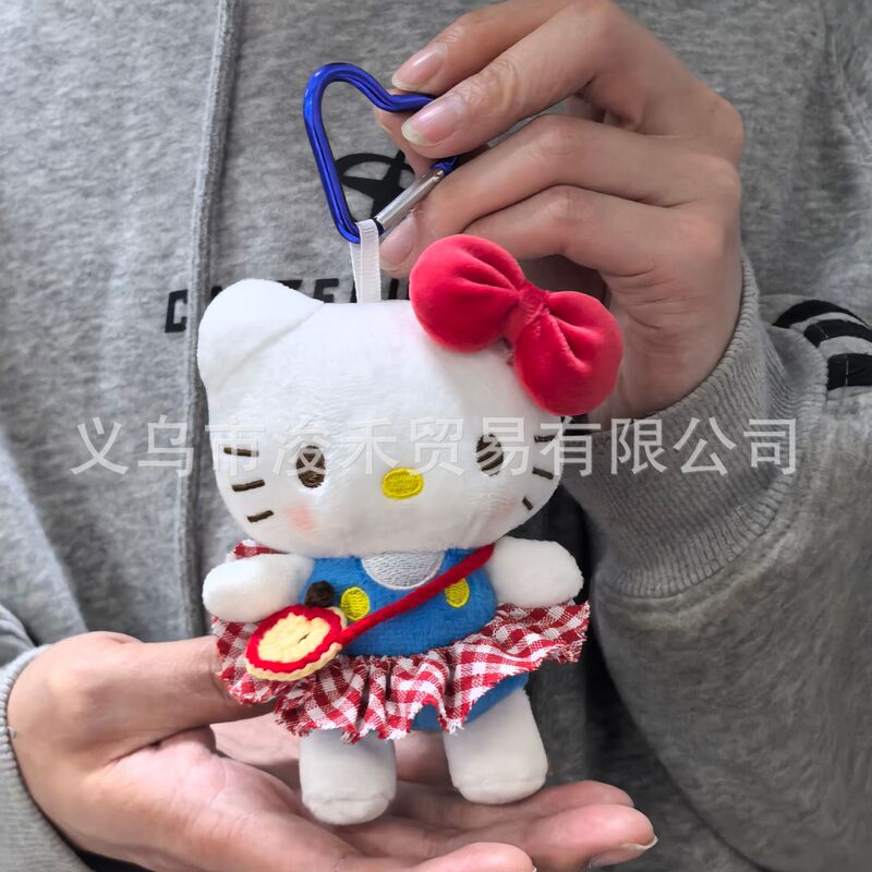 ハローキティバッグペンダントリトルシェフシリーズハローキティ人形ペンダントかわいい漫画人形キーホルダー|undefined