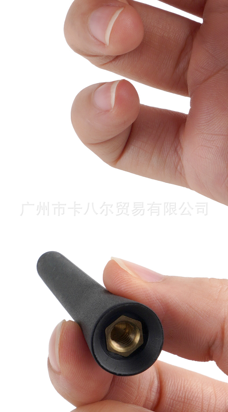 Cross-Border Hot-Selling Manufacturer Hot-Selling Length 6.5cm 8-Screw Universal Car Antenna Pole Radio Car Roof Antenna