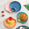 Shell dishes plastic dumplings plate with vinegar plate house dumpling plate sushi breakfast dry fruit fruits snack disk