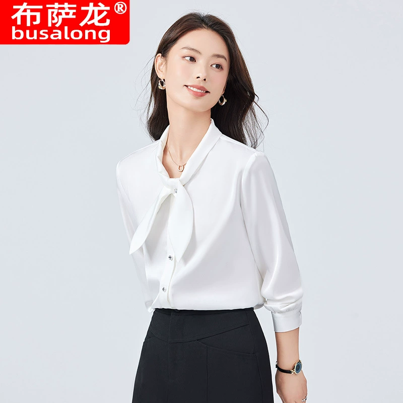 2024 новая рубашка Besailong с длинными рукавами для женщин дюймовая рубашка профессиональная облегная рабочая одежда плюс размер официально 3006