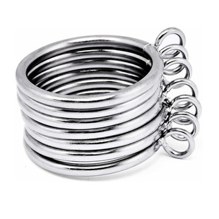 Window Curtain Rings Roman Rings Hanging Rings Metal Rings Solid Iron Rings Manufacturer Direct In-Stock Curtain Hooks