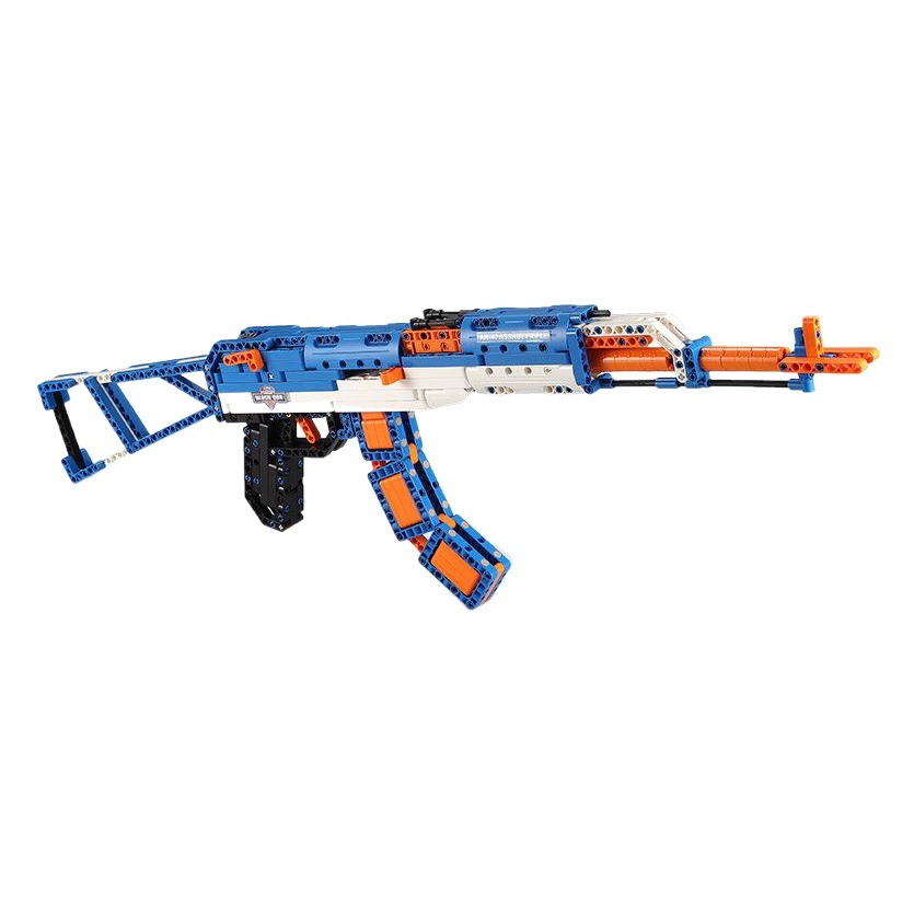 Bloques de Construcción de Rifle de Asalto AK-47 Double Eagle C81001, Juguete Disponible, Pistola PUBG, Regalo para Niños, Mini