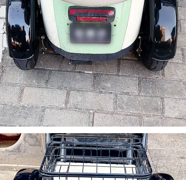 Casual Tricycle Rear Fender, Universal Waterproof Board for Left and Right Side, 300-10/8 Thickened Mudguard