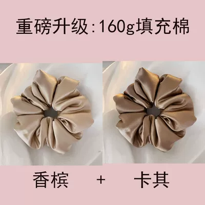 Same Pillow Sleep Hair Ring | Saç üçün rezinlər - champagne-khaki-extra-large-hair-care-upgraded-model