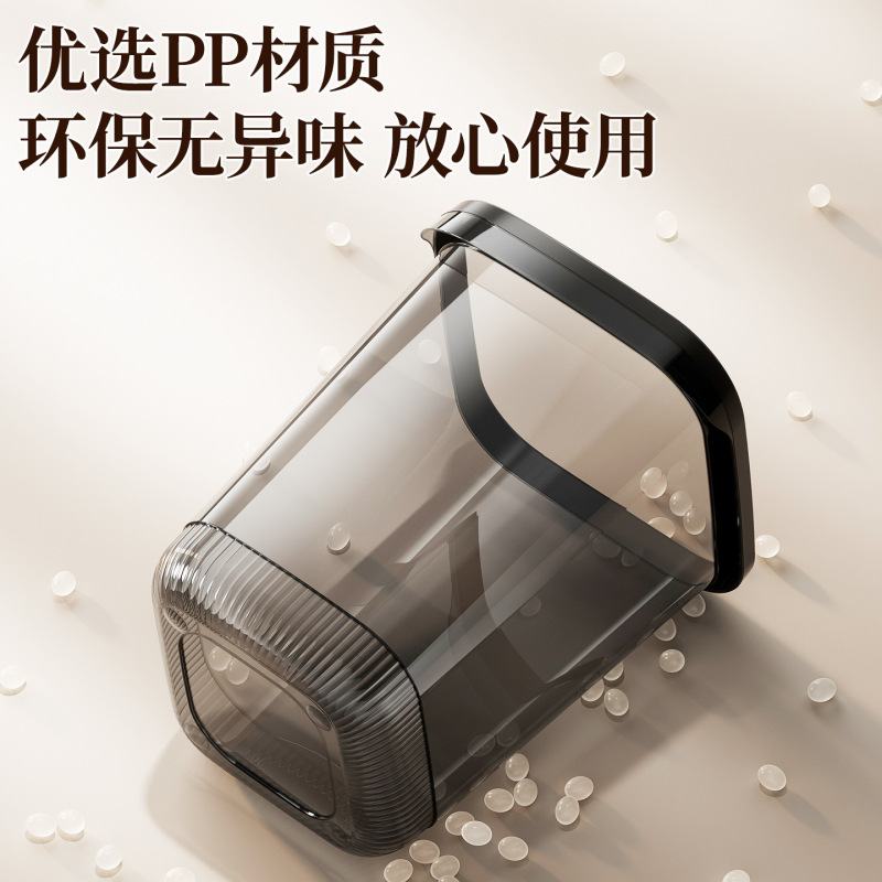 Household trash can, 2026 new model, large size, large capacity, suitable for kitchen, bathroom, living room, bedroom, with a light luxury and high aesthetic appeal