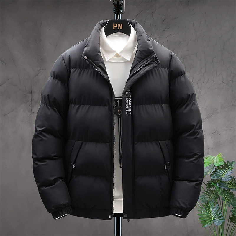 Keep warm demi-season fashionable jacket, oversize