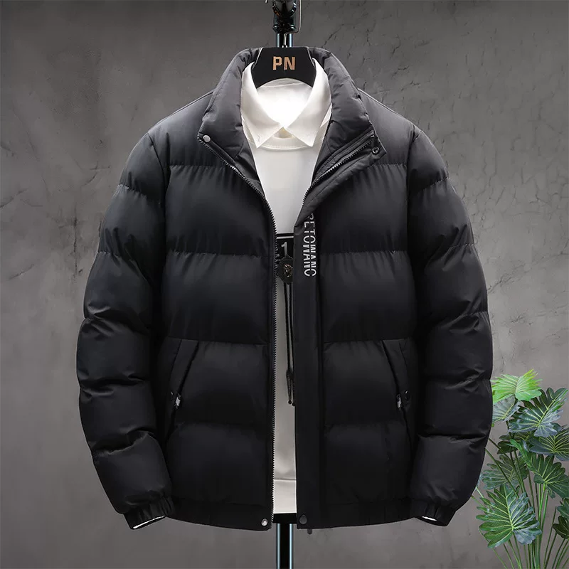 Keep warm demi-season fashionable jacket, oversize