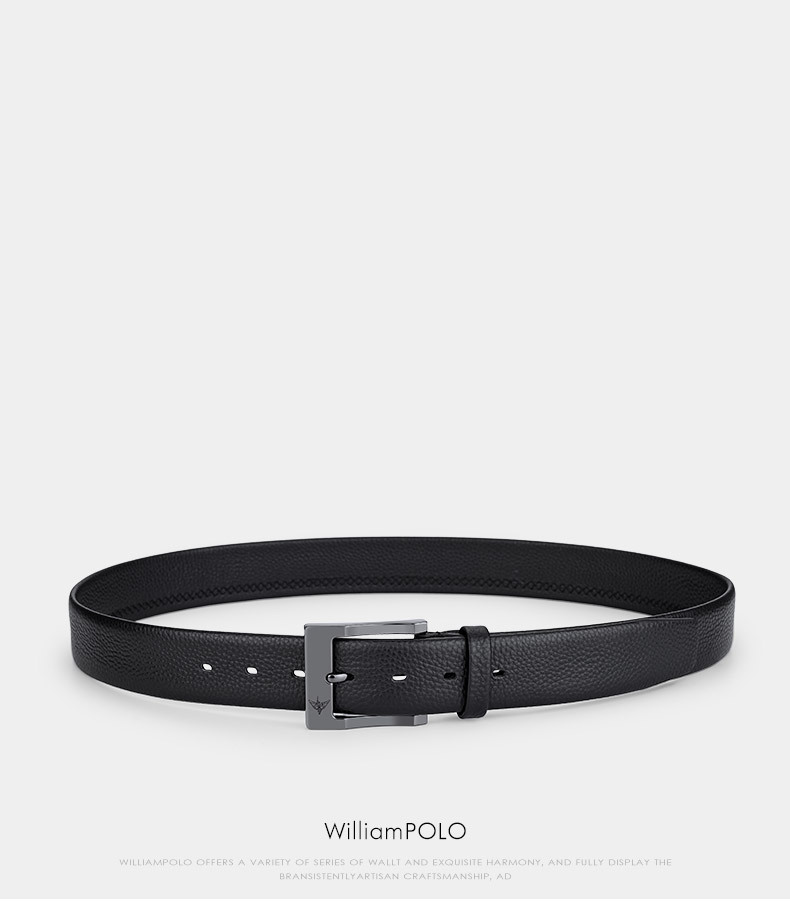 Thắt lưng nam da siêu sợi cao cấp khóa kim Hoàng đế Paul 2026 — 120cm, 130cm, 110cm, 125cm chi tiết 11
