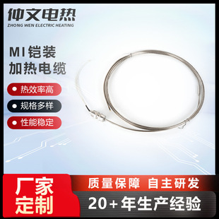 Manufacturer Customized Processing Mi Armored Heating Cable Mineral Insulating High Temperature Heating Tape Recycling Tropical Heating Wire