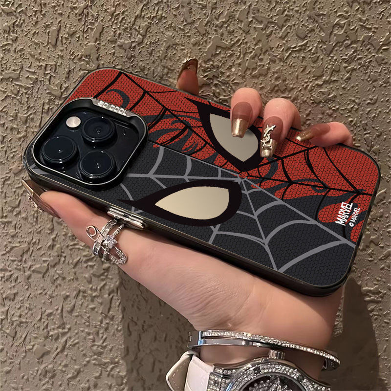 Cool Evil and Justice Spider-Man Suitable for Apple 16 Plus Phone Case iPhone 15 Pro Max Cartoon 17