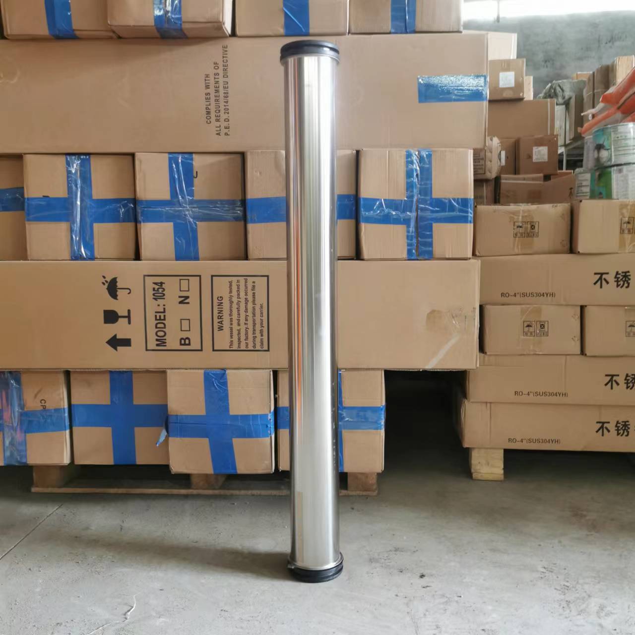 304不锈钢膜壳 4040型号反渗透设备专用 4040RO反渗透膜壳