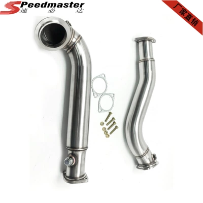 3 "exhaust downpipe for Bao * 2008-2 010 535I 535Xi N54 twin turbo 3.0 L E60