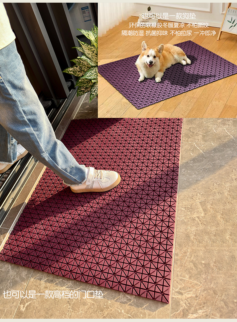 Main driving TPE car mat new energy universal any model of environmental protection rubber can be cut easy to clean wear