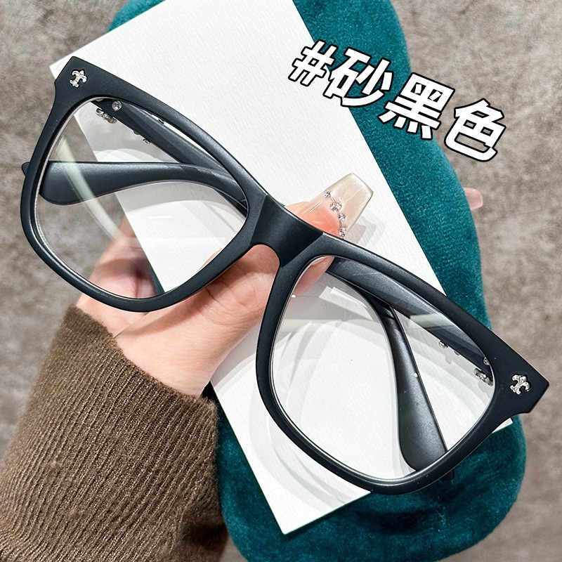 TR marco cuadrado gafas para hombres y mujeres a prueba de luz azul gafas de luz plana de la misma red de gafas de grado médico a prueba de luz azul