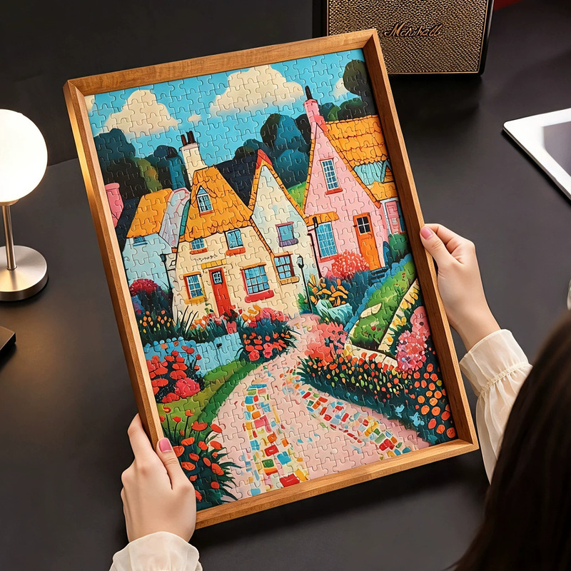 Solid wood puzzle frame, 1000 pieces, picture frame, 70x50x75, 1300, picture frame, 500 pieces, empty frame Solid wood puzzle frame, 1000 pieces, picture frame, 70x50x75, 1300, picture frame, 500 pieces, empty frame