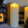 Plastic LED electronic candle, big decorations, remote control, wholesale