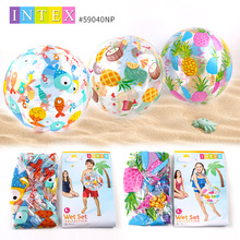 INTEX 59040 流行组沙 沙滩球 海滩球手球 滩球 充气水球 戏水球