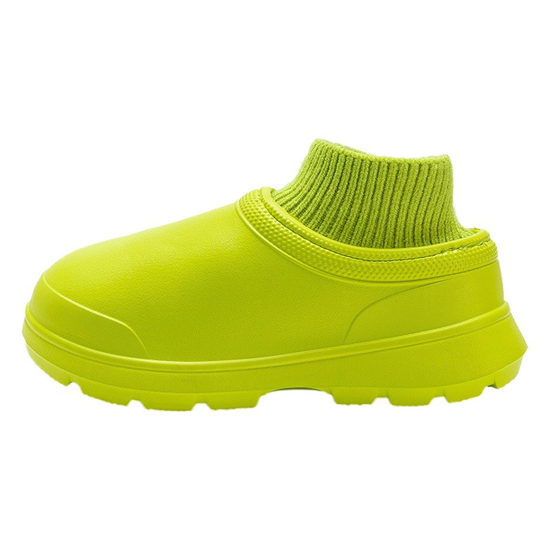 Zapatillas de algodón impermeables para mujer, zapatos de algodón antideslizantes con forro polar para interior y hogar, invierno 2025, para hombre