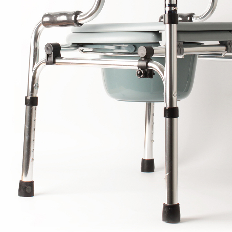 asistente de andadura de aleación de aluminio asistente de andadura de ancianos asistente de andadura de pie marco de muletas de rehabilitación plegable asiento de desplazamiento