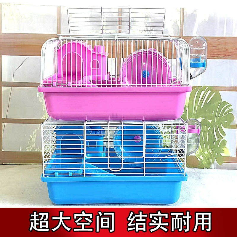 Хомяк поставки клетки для хомяка оптом небольшая пасторальная простая клетка золотой медведь клетка замок ручной работы