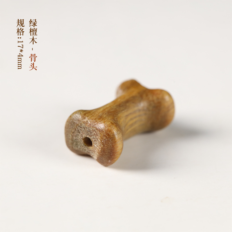 녹색 백단향-뼈 [17*4mm]