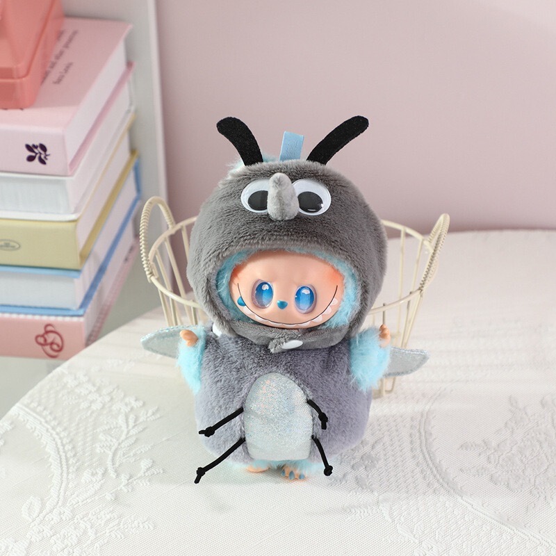 仅衣服】炸虾便利店一二代Labubu坐坐娃衣便当包鲨鱼蜜蜂恐龙服萌|undefined