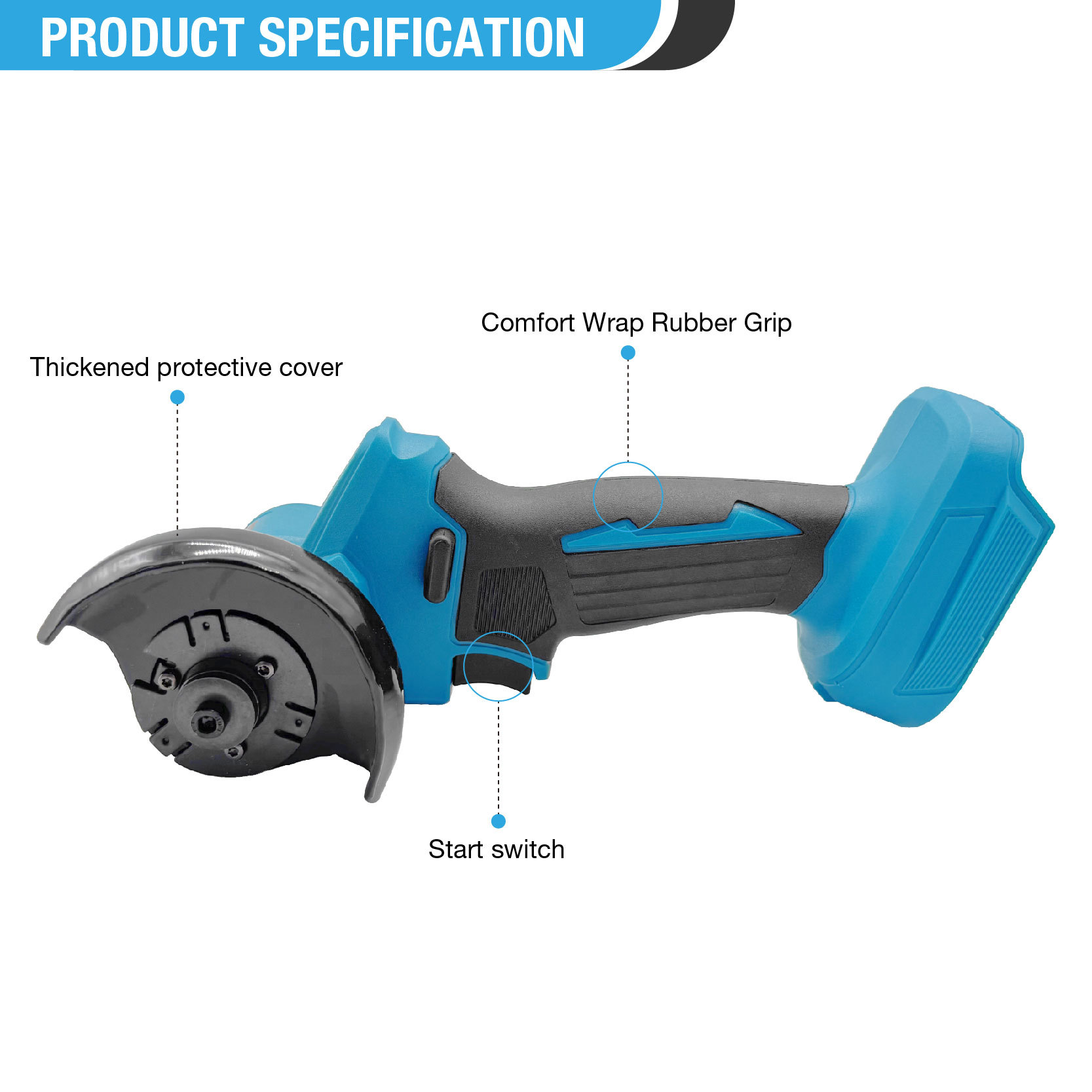 21V锂电3寸角磨机跨境外贸爆款牧田德伟脚切割机小角磨铁木石切割
