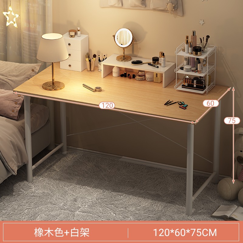 Comedor de tocador, escritorio de almacenamiento, dormitorio moderno y minimalista, casa de alquiler pequeña, mesas de maquillaje de estilo en línea