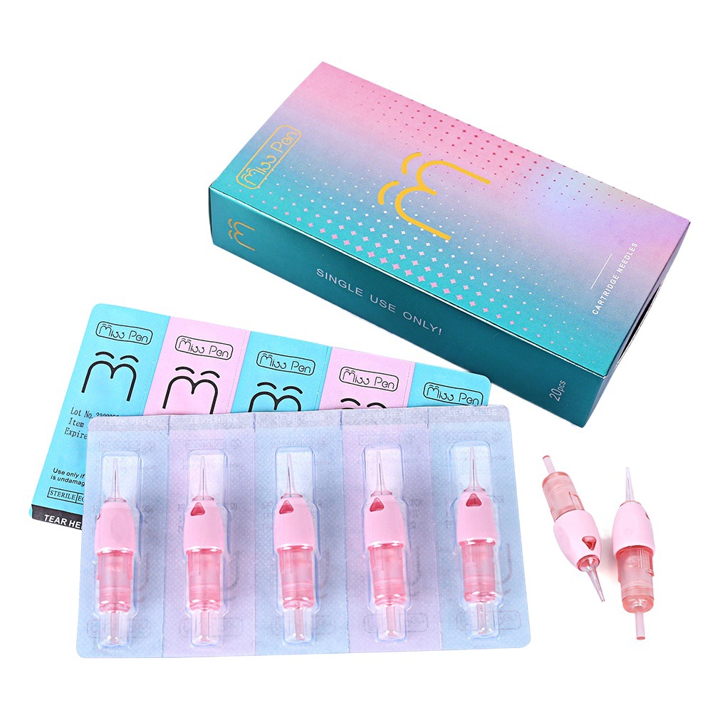 Tattoo Needles for Eyebrow Tattooing, Pmu Tattoo Needles, Integrated Lip Tattoo Needles, Scalp Tattoo Needles, 7mm Long Cone Needles