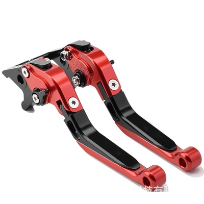 Motorcycle Handle Cover | Modified Brake Clutch Lever - red-black-red