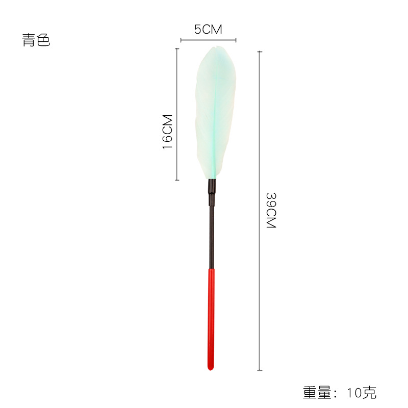 Feather Teaser Wand for Couples Play, Ostrich Feather Tickler, SM Sensory Prop — detail image 24
