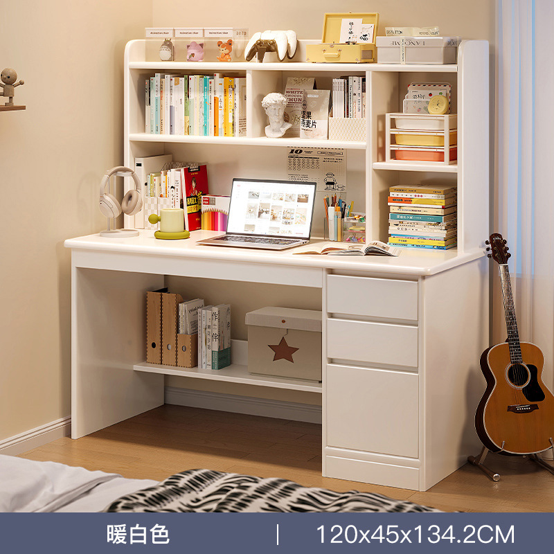 Escritorio de madera sólida escritorio de estudio para estudiantes en el hogar escritorio de escritorio estante de dormitorio escritorio de escritorio para adultos