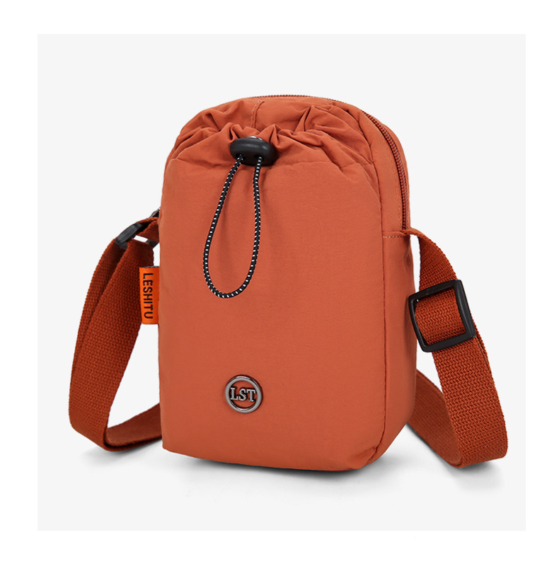 Bolso Bandolera para Teléfono Nailon Impermeable Con Cordón para Uso Diario