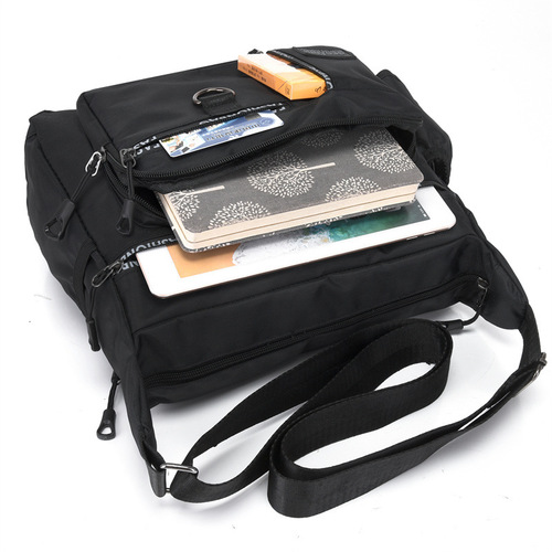 Large Capacity Men's Crossbody Bag Waterproof Durable Backpack Business Casual Men's Shoulder Bag