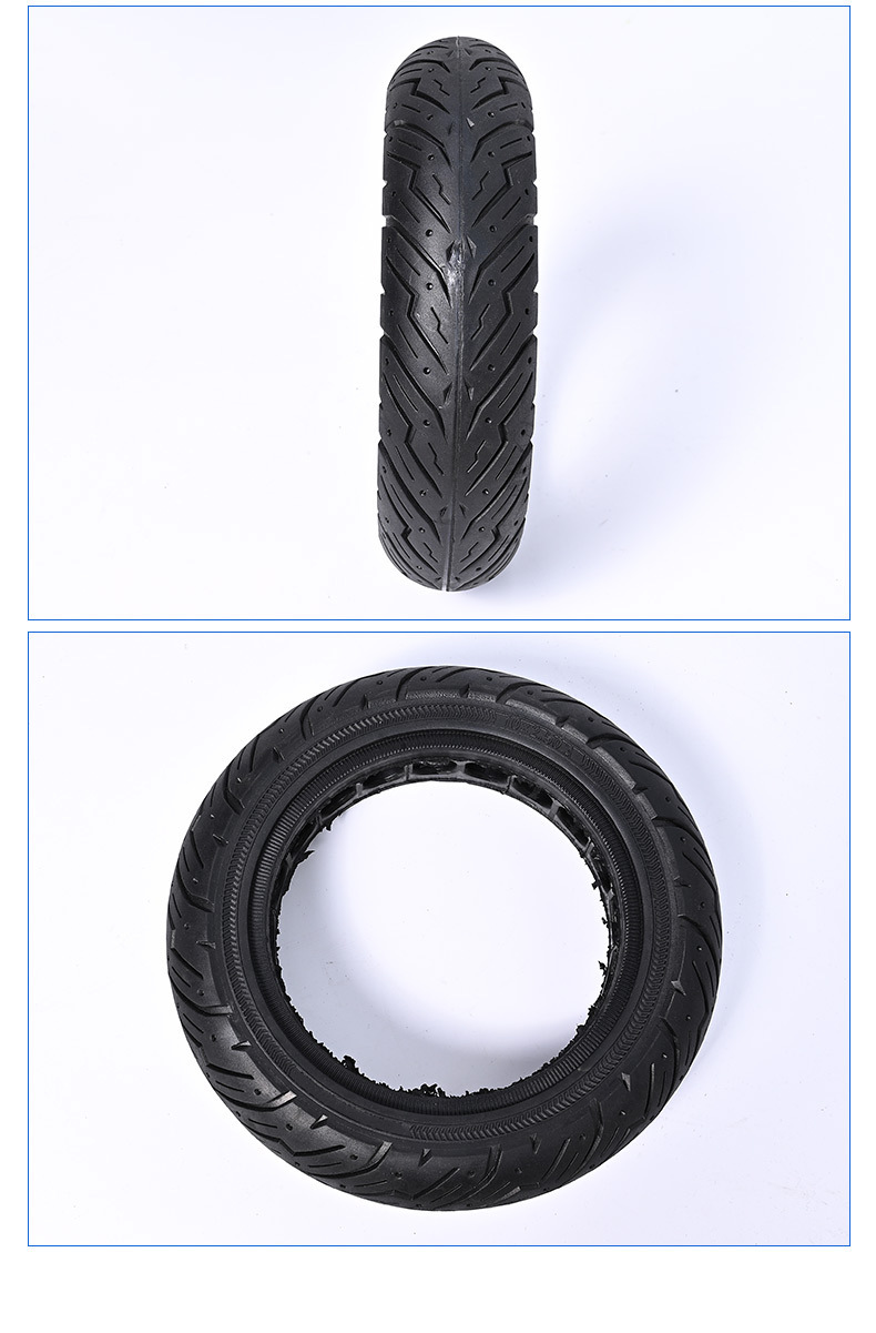 10X2.5Fa Internal Honeycomb Solid Tire for Scooter, In-Stock Wholesale Non-Inflatable Solid Tire for Scooter