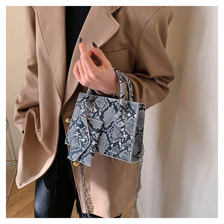 Elegante schlange muster einfache textur handb 2024 neue modische design einzelne schulter crossbody mutter kleine quadratische_voghion.com