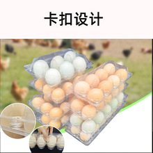 厂家直供一次性塑料鸡蛋包装盒 鸭蛋托透明吸塑盒土鸡蛋托