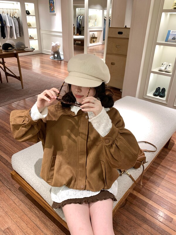 早秋超好看复古美式chic外套女2025新款轻熟风感宽松上衣|undefined