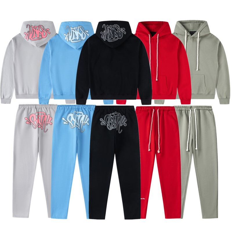 Cross-Border Dropshipping Synaword American-Style Sweatshirt Hoodie Sweatpants Hip-Hop Unisex Trendy Couple Casual Set Syna Cross-Border Dropshipping Synaword American-Style Sweatshirt Hoodie Sweatpants Hip-Hop Unisex Trendy Couple Casual Set Syna