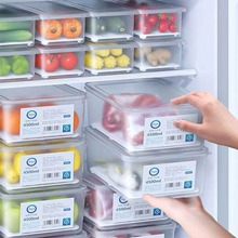 冰箱冷藏冷冻室抗菌保鲜盒食品级专用肉类双开门收纳盒冰柜储藏盒