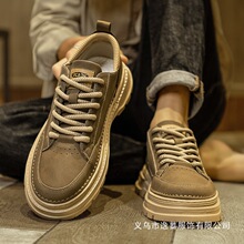 东方骆驼男鞋秋季百搭休闲工装马丁靴男士低帮运动板鞋男批发