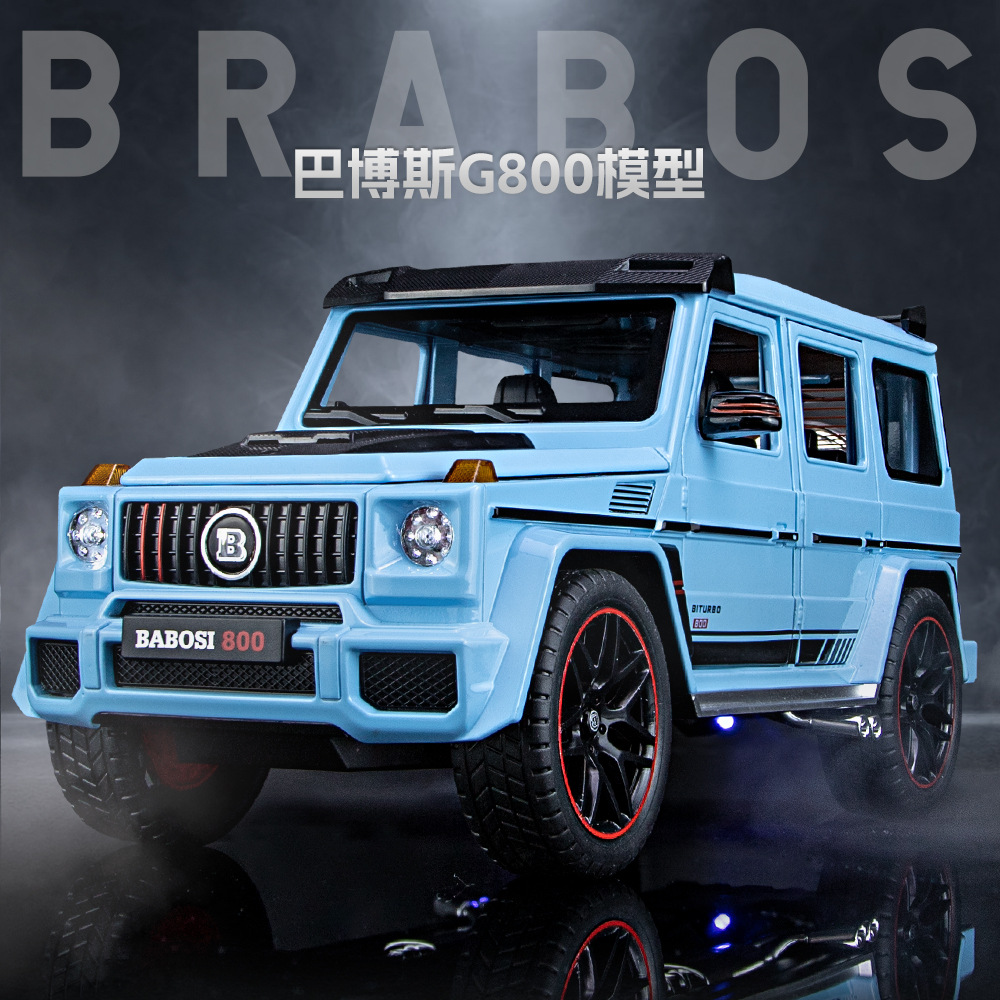 1:18 Babos G800 versión de spray modelo de vehículo todoterreno de aleación para niños juguetes regalos cruzados venta al por mayor