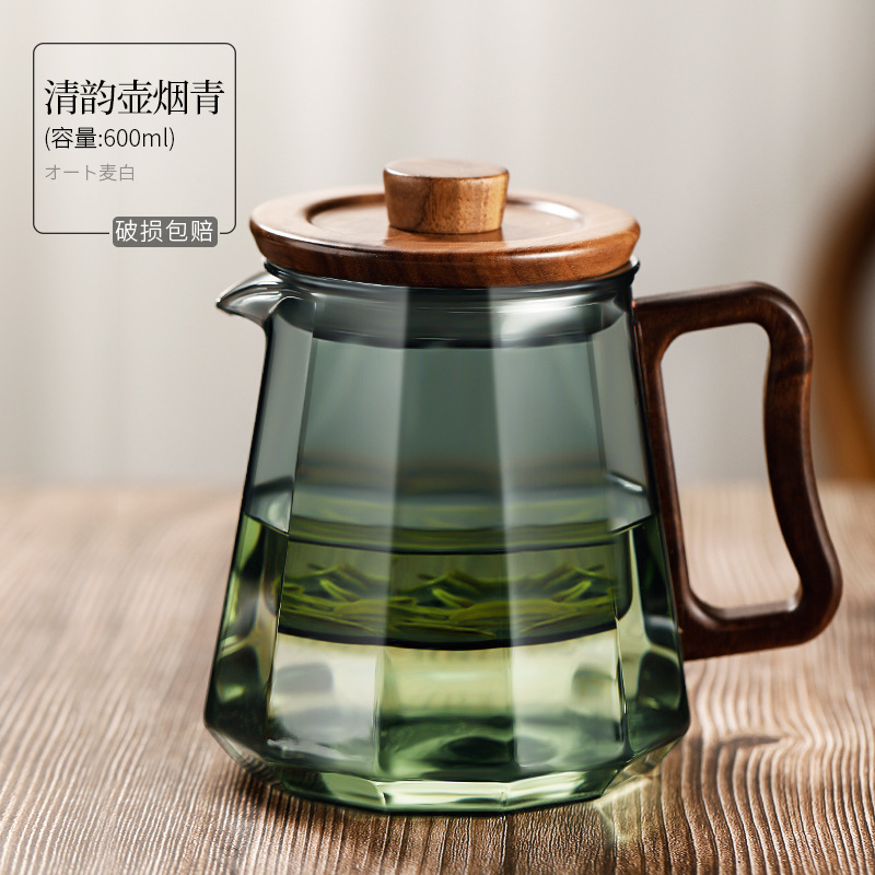 爆款玻璃煮茶壶 家用耐热泡茶壶 电陶炉款煮茶器侧把茶壶单壶批发|undefined