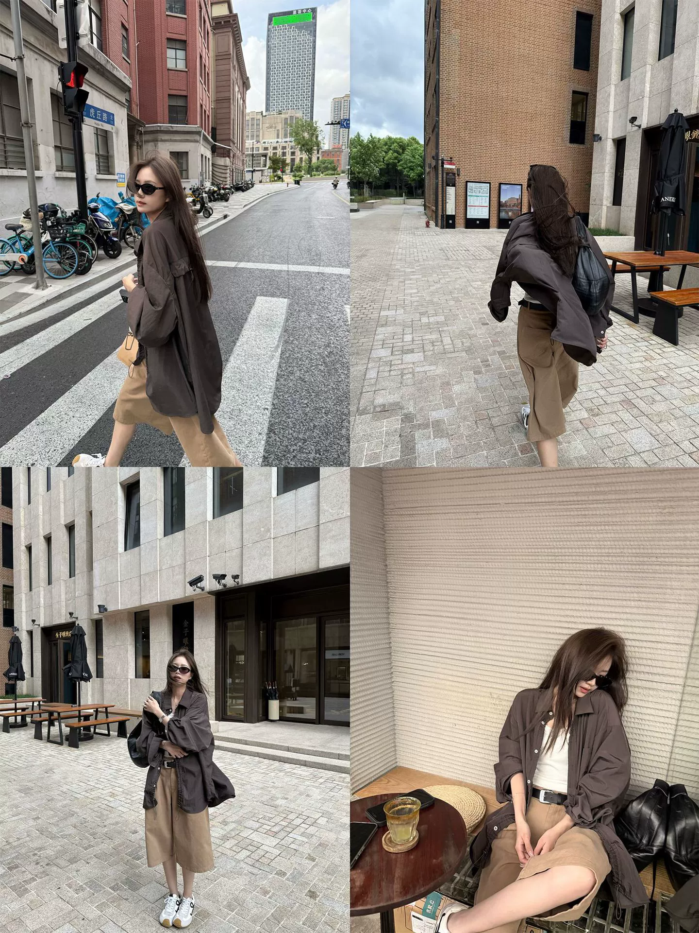 Дизайнерская рубашка, тренч, кулиска, oversize