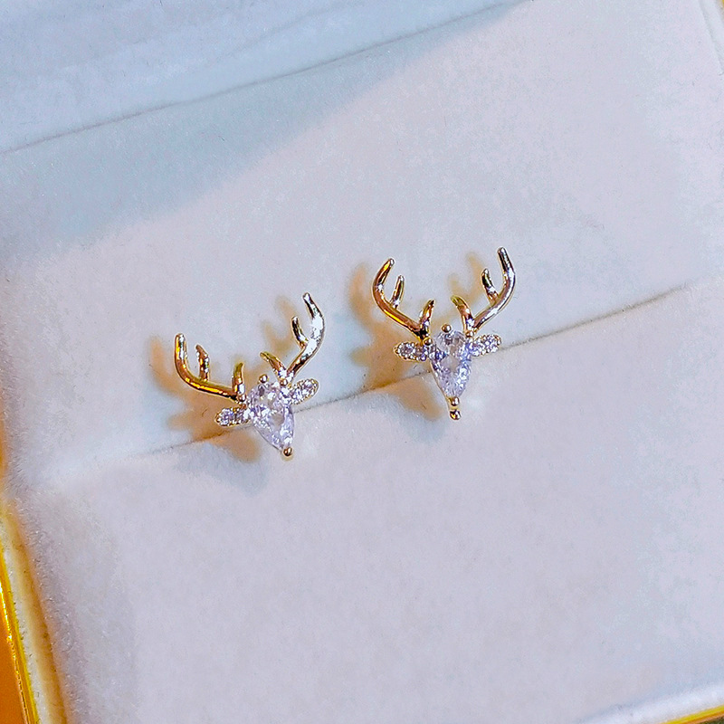 European And American Simple Deer Women's Autumn Niche Design Earrings
