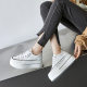White Shoes Women's 2023 Spring Explosions All-match Thick Sole Height Increasing Women's Shoes Platform Sole Casual Board Shoes