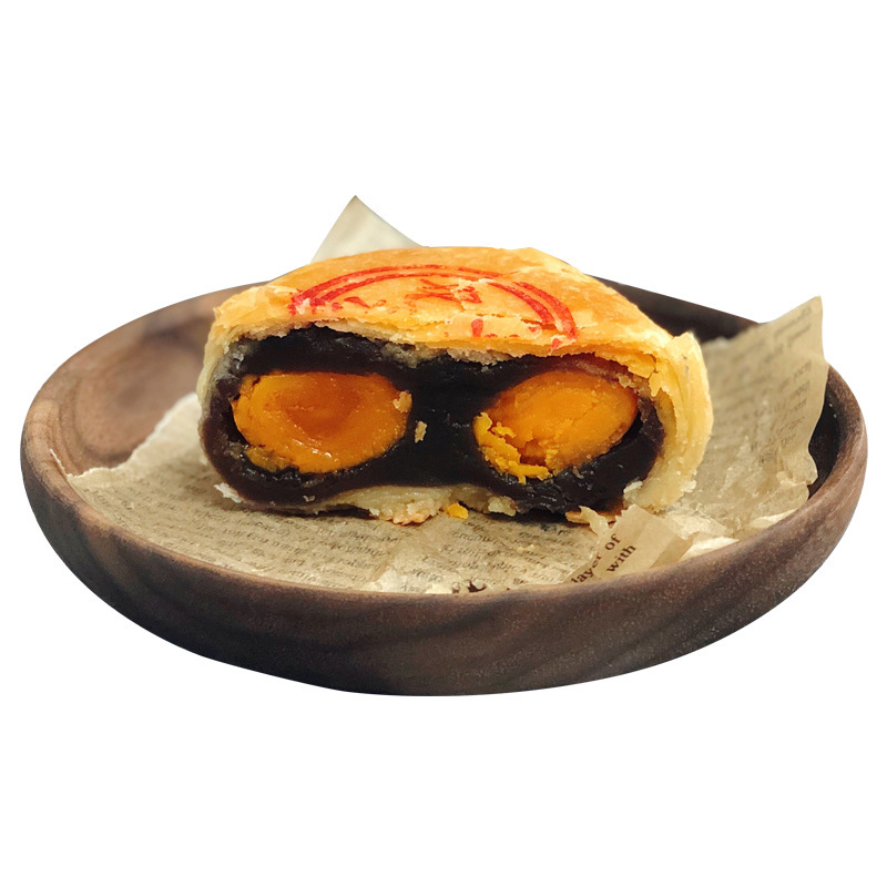 潮式朥饼潮汕贵屿传统中秋月饼礼盒 蛋黄酥老式喜饼双蛋黄乌豆沙|undefined