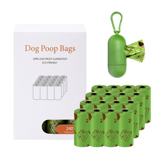 New Product 1.2 Silk Environmentally Friendly Toilet Picker EPI Degradable Dog Feces Picker Bag Dispenser Boxed Pet Garbage Bag