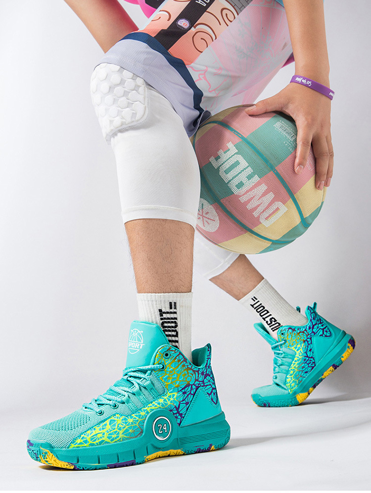 Designer's Fashionable High Top Basketball Shoes Are Non Slip, Wear-resistant, Lightweight, and Breathable for Men and Young Players_voghion.com