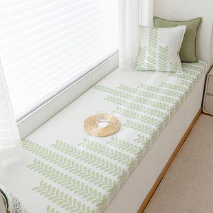 Summer Cool Bean Ice Silk Bay Window Mat Window Sill Mat 2025 New High-End Sun-Resistant Balcony Cushion